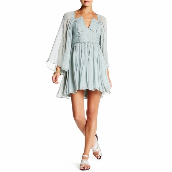 Free People Dresses & Skirts - Free People Seafoam Aquarius Mini Dress